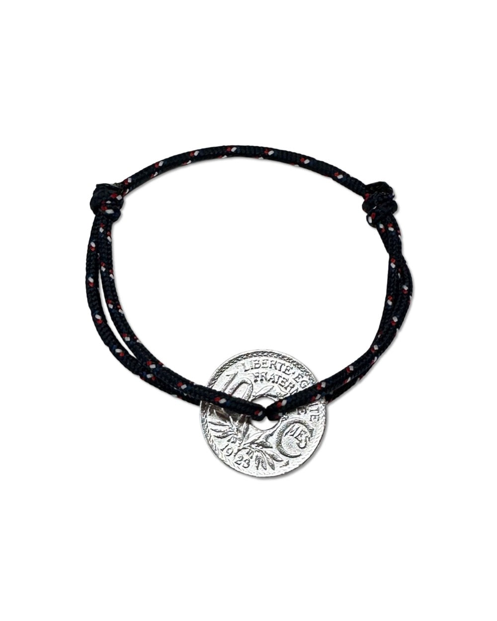 Bracelet Vincennes - 10 centimes argent - Navigateur Marine