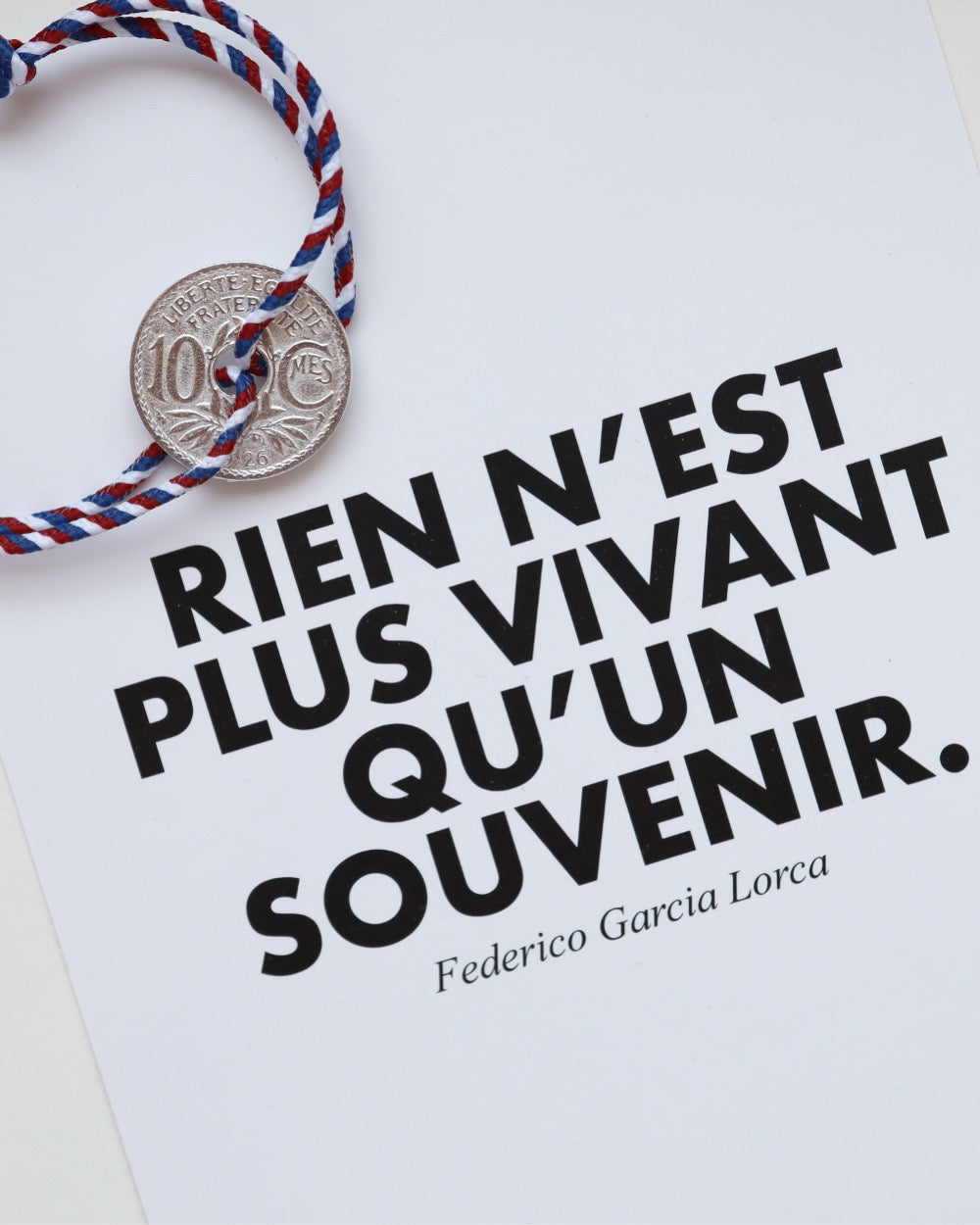 Bracelet Vincennes - 10 centimes argent - Patriote