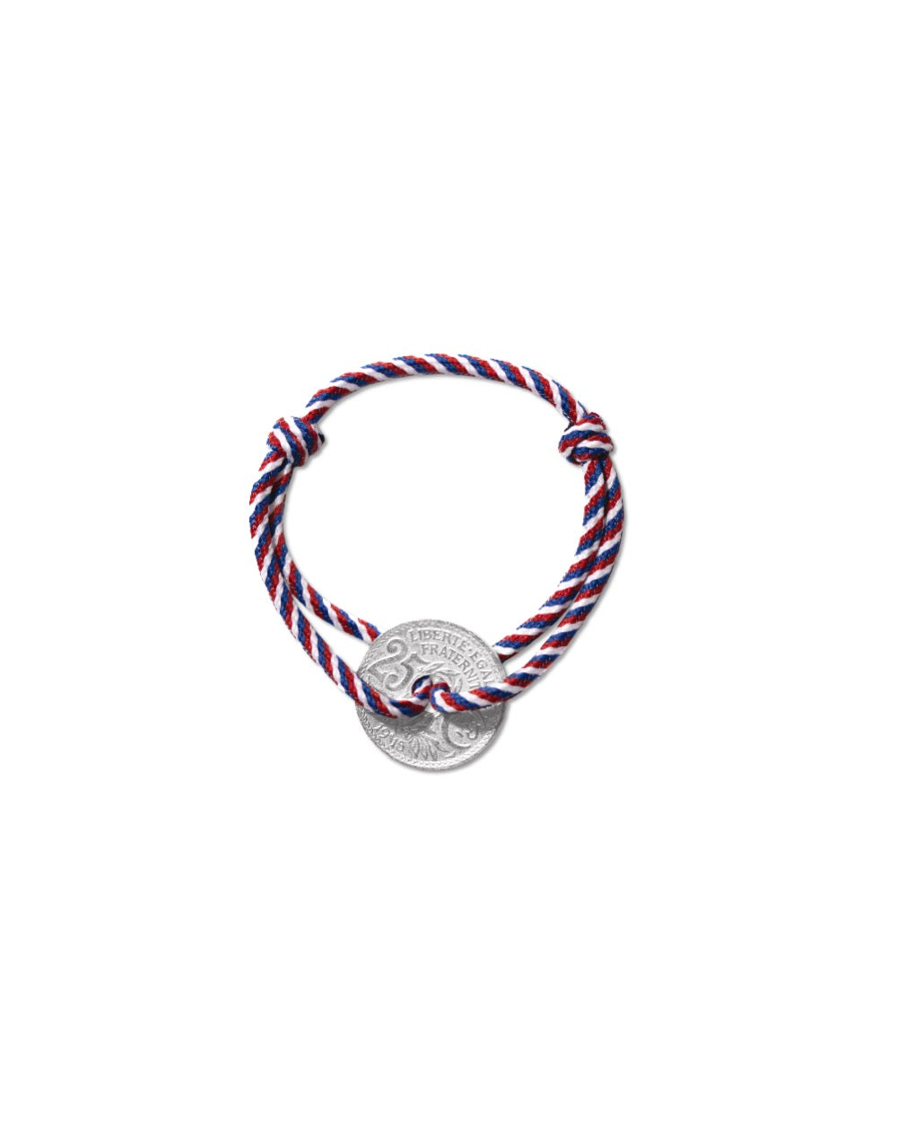 Bracelet Montmartre - 25 centimes argent - Patriote