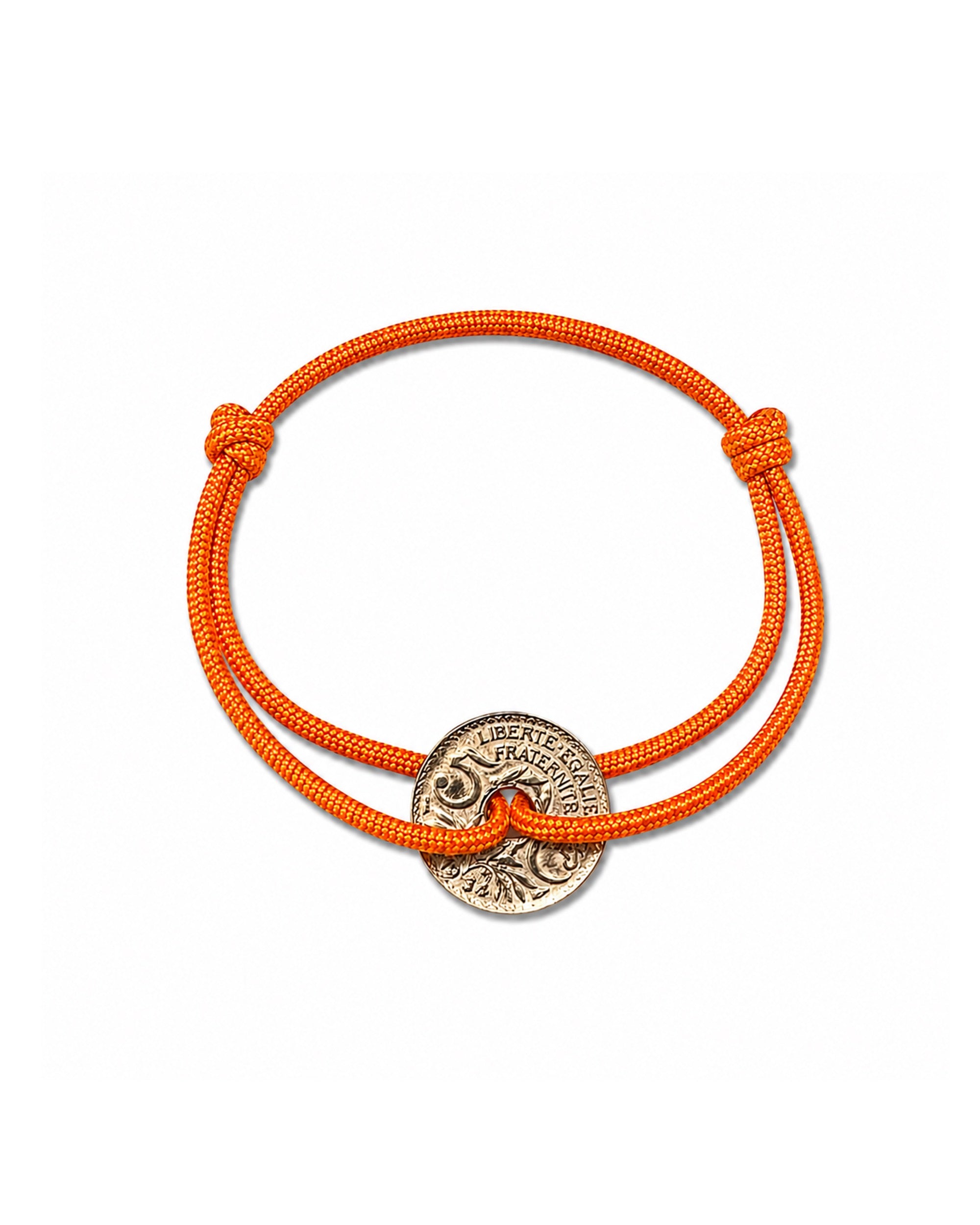 Bracelet Louvre - 5 centimes or Orange Vif