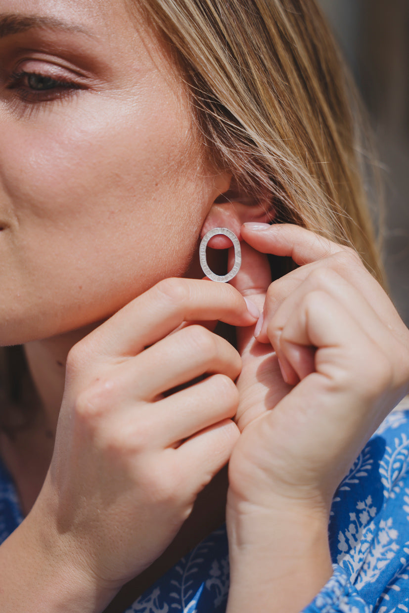 Boucles d'oreilles - Les Bastilles Argent
