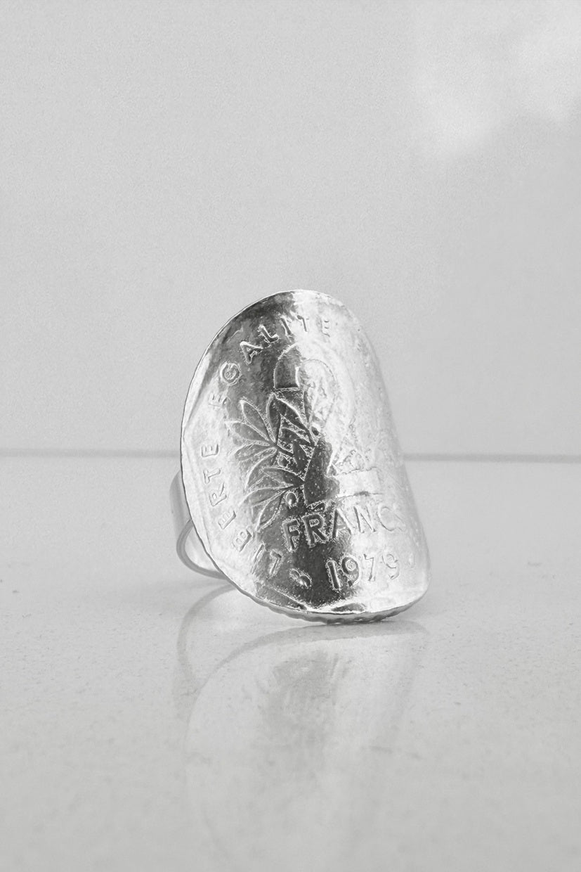 Bague - La Bordelaise courbée Argent 2 Francs