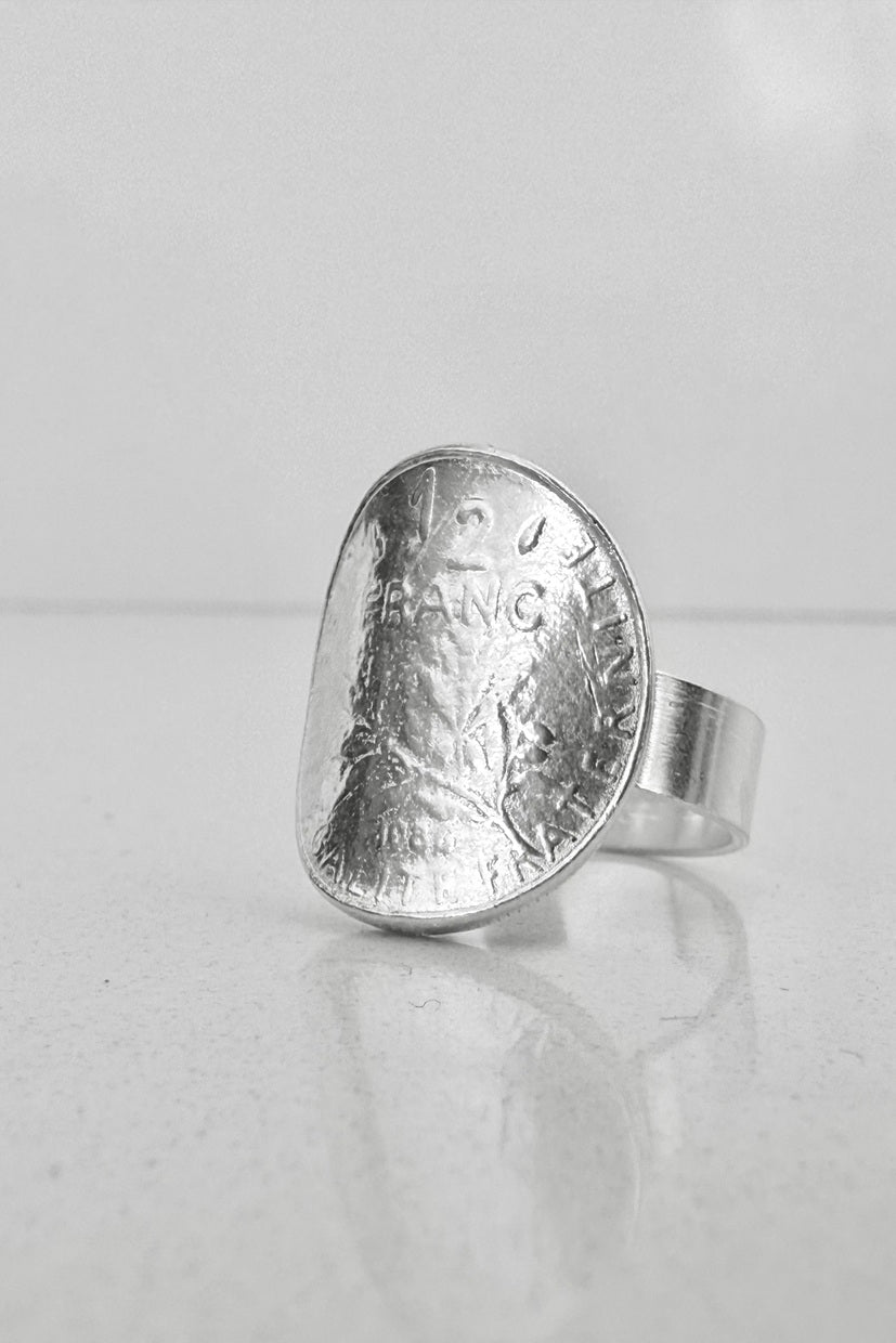 Bague - La Bordelaise courbée Argent 1/2 Franc
