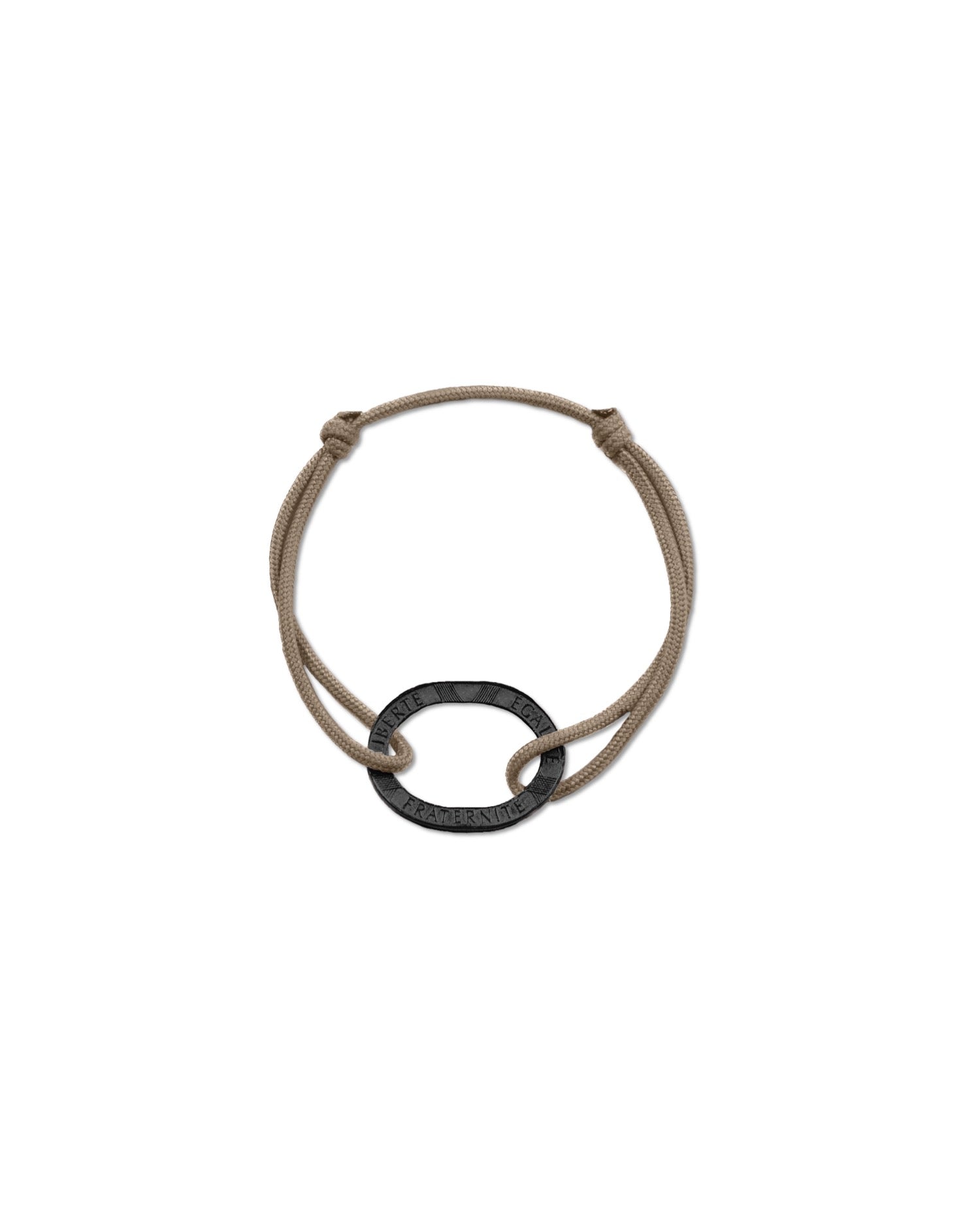 Bracelet Bastille - 10 francs charbon - Beige – vue 2 – Le Sou Français