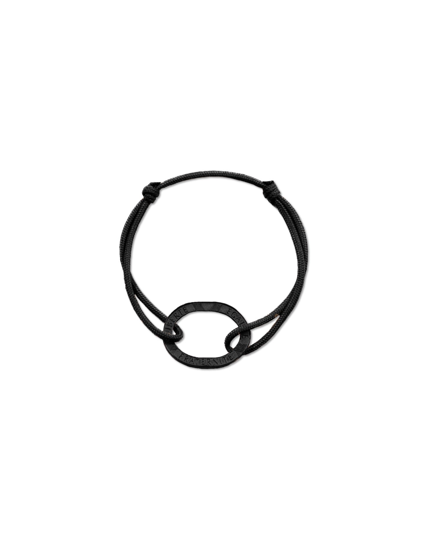 Bracelet Bastille - 10 francs charbon - Noir – vue 2 – Le Sou Français