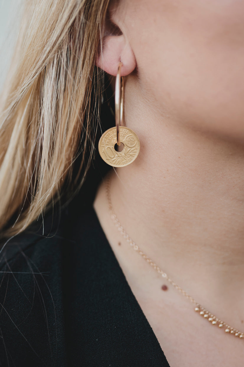 Boucles d'oreilles - Saint Tropez classique 10 Cts