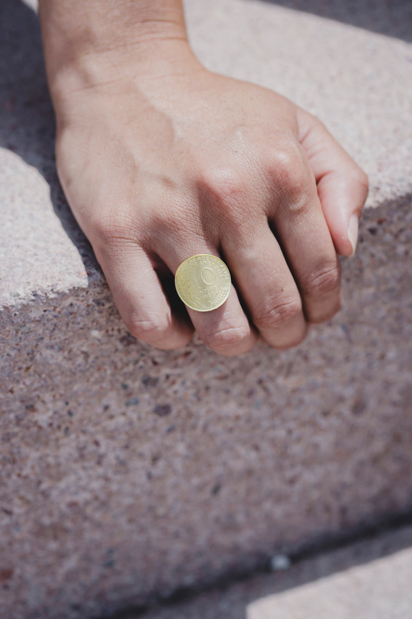 Bague - La Bordelaise courbée Or 10 Cts