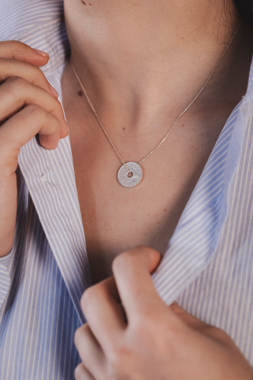 Necklace - Le Parisien 5 Cts Silver