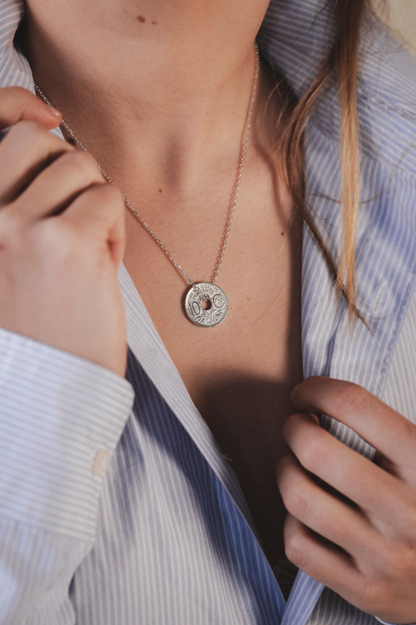 Necklace - Le Parisien 10 Cts Silver