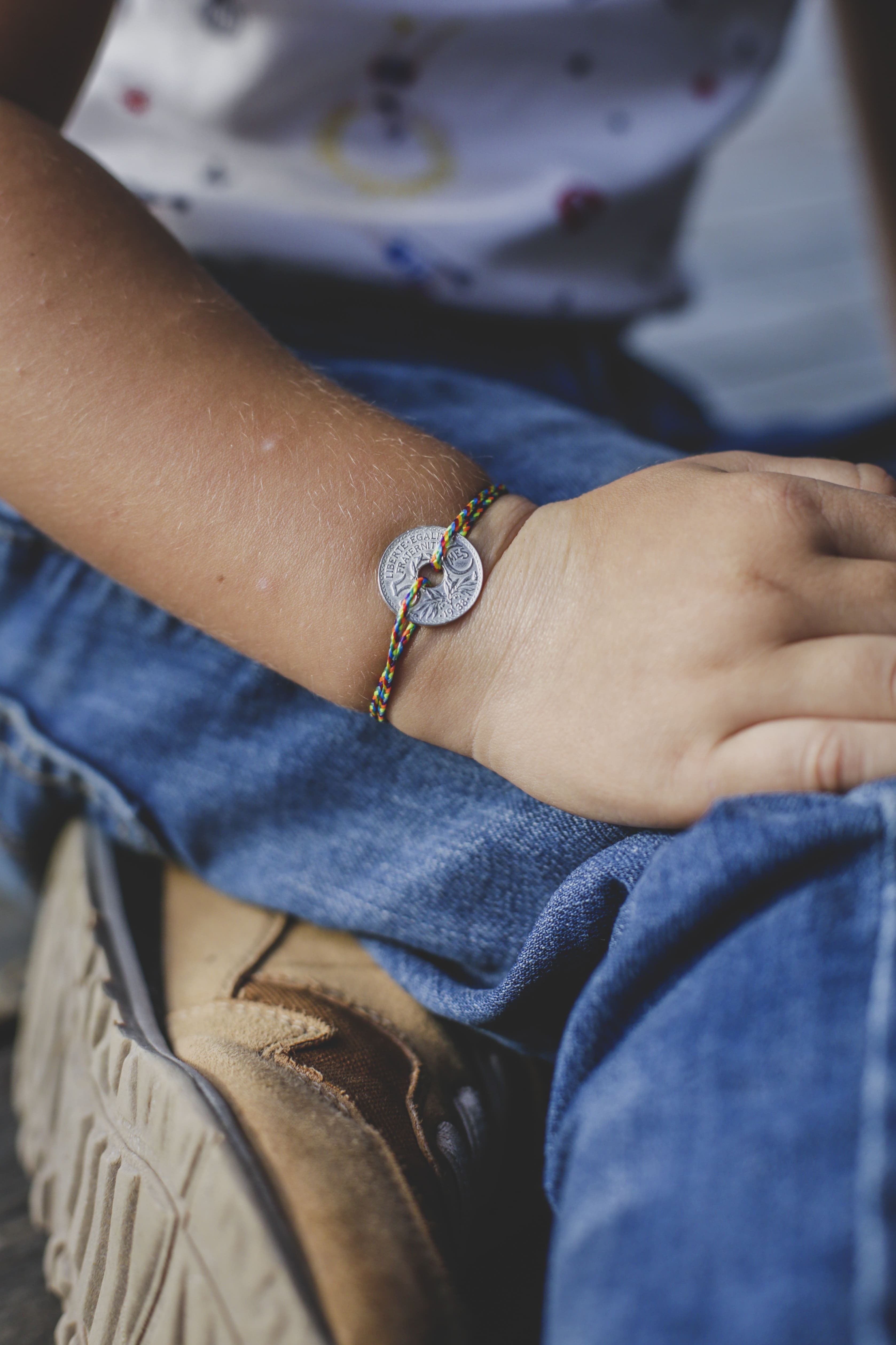 Children's bracelet - The Rainbow 5 Cts