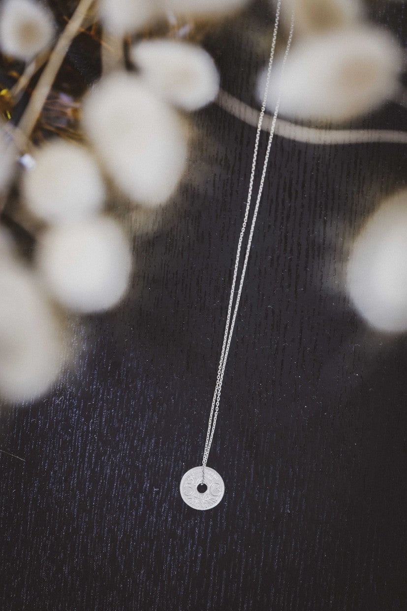 Necklace - Le Parisien 5 Cts Silver