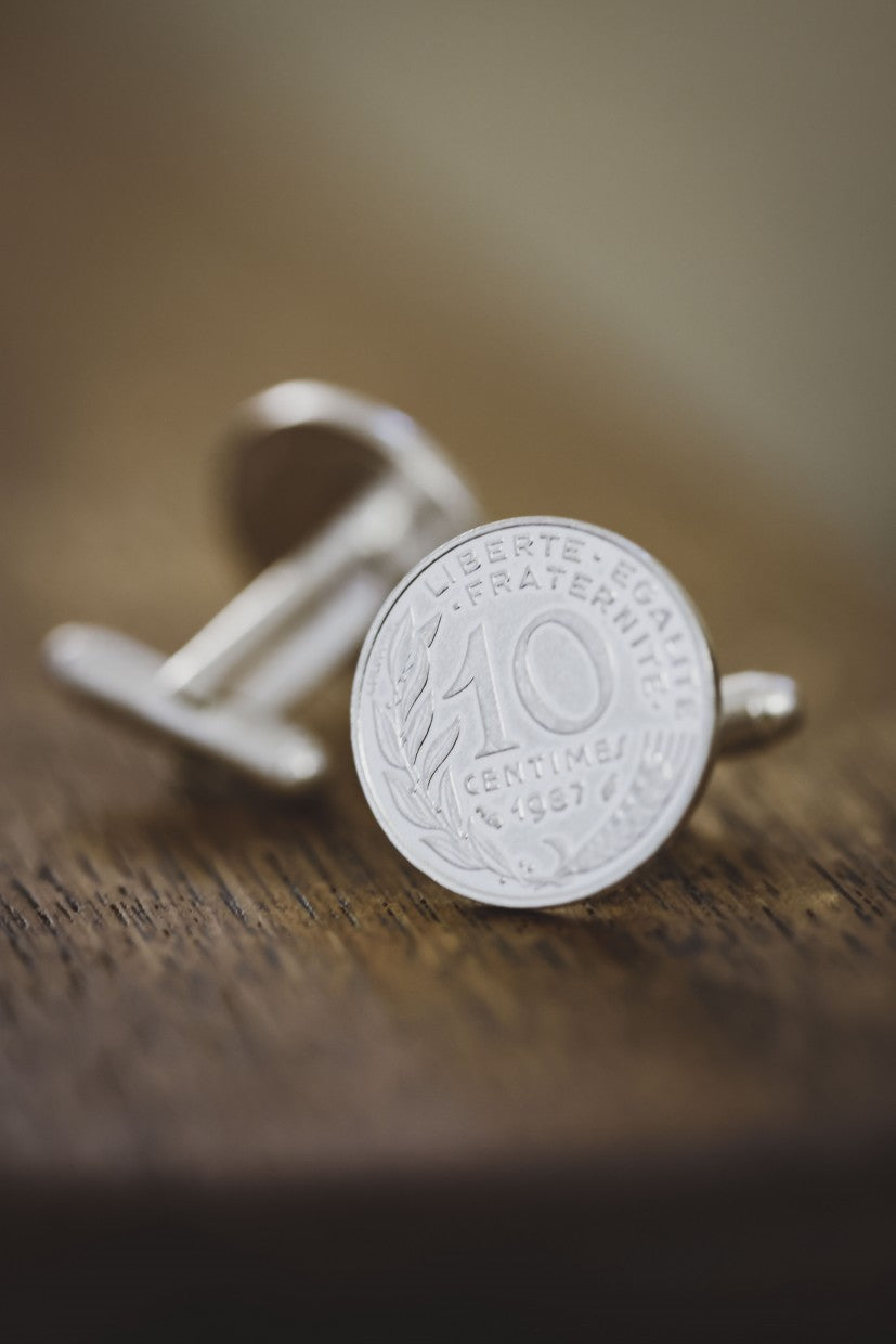 Boutons de Manchette - Bordelais - Argent