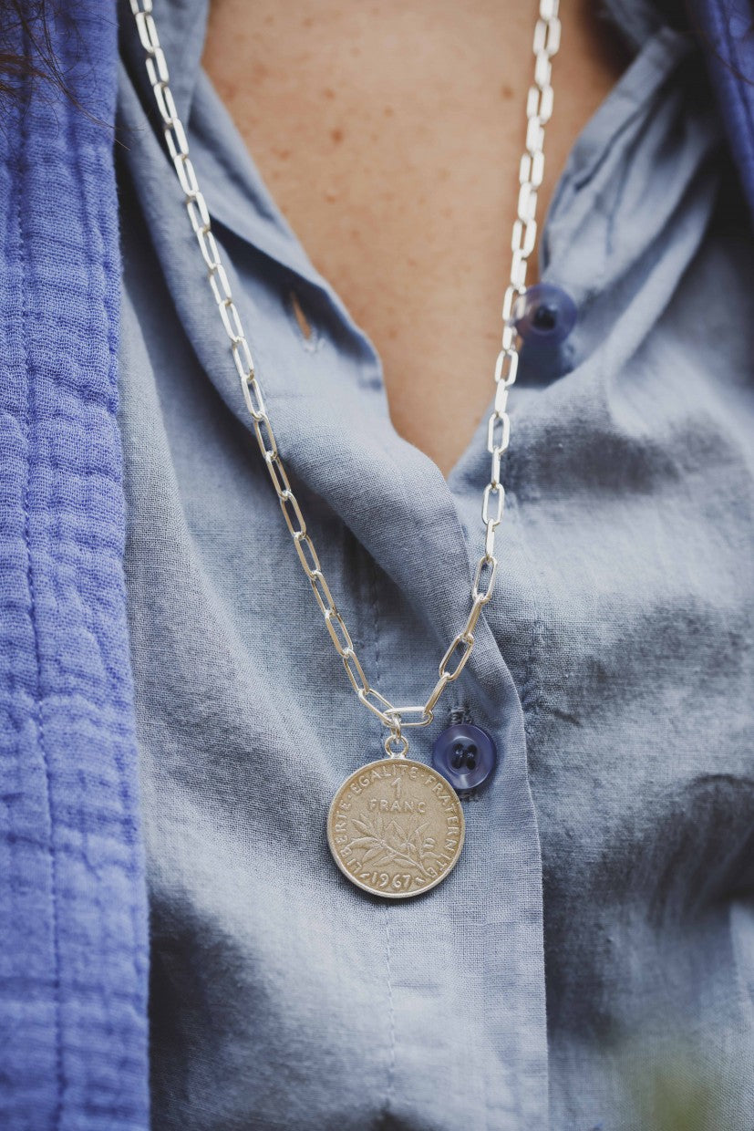 Necklace - Le Niçois Long Silver