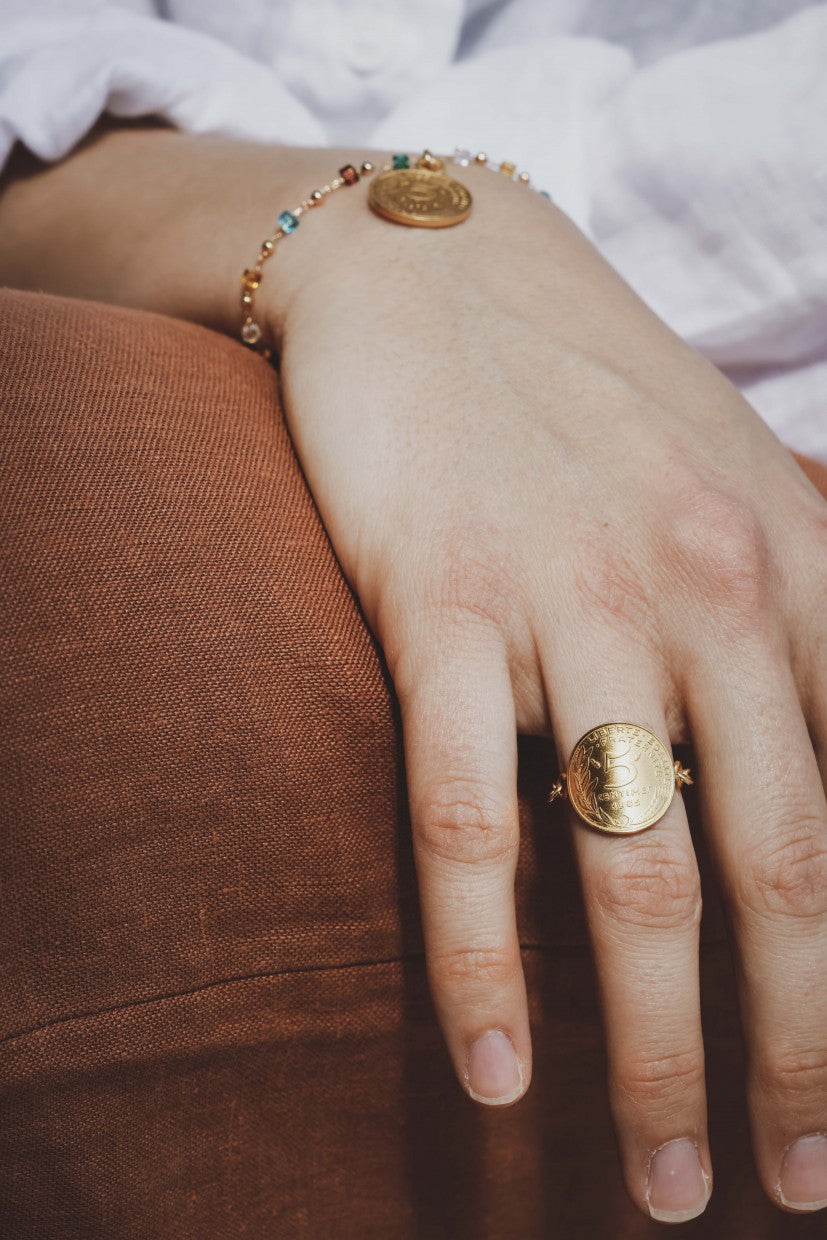 Chain ring - La Bordelaise Gold