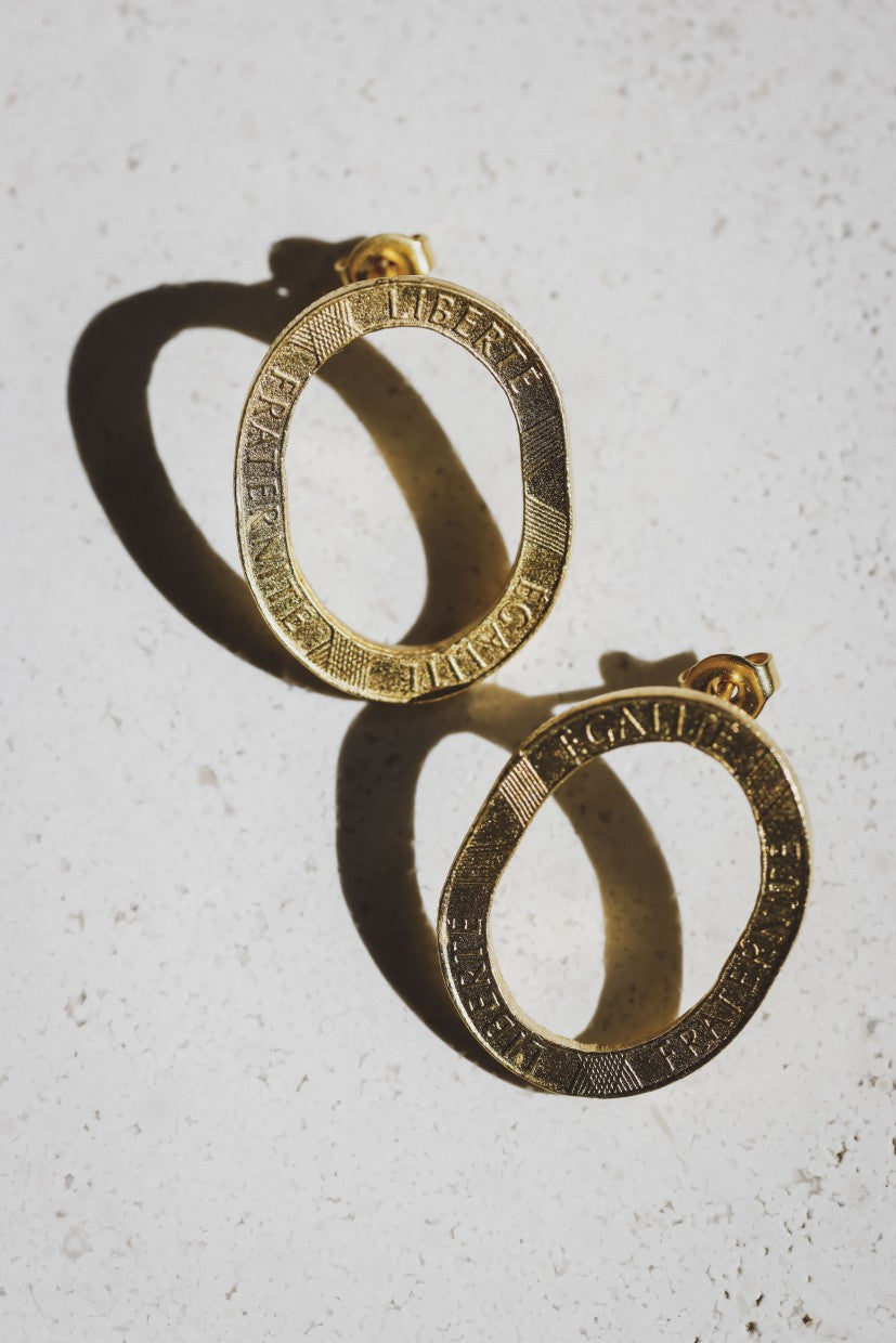 Boucles d'oreilles - Les Bastilles Or