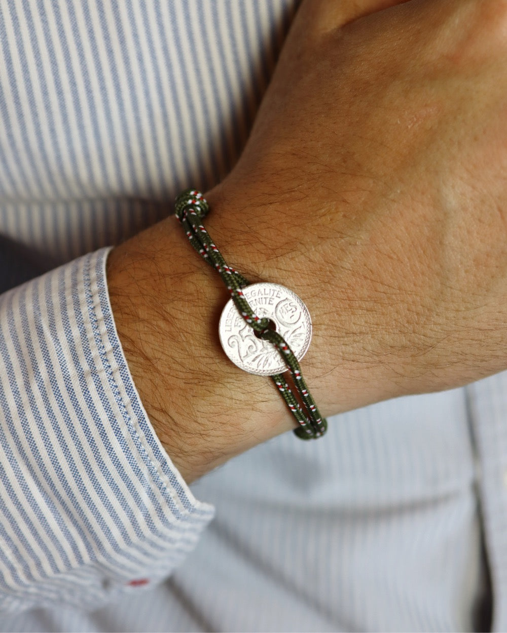 Bracelet Montmartre - 25 centimes argent - Intrépide