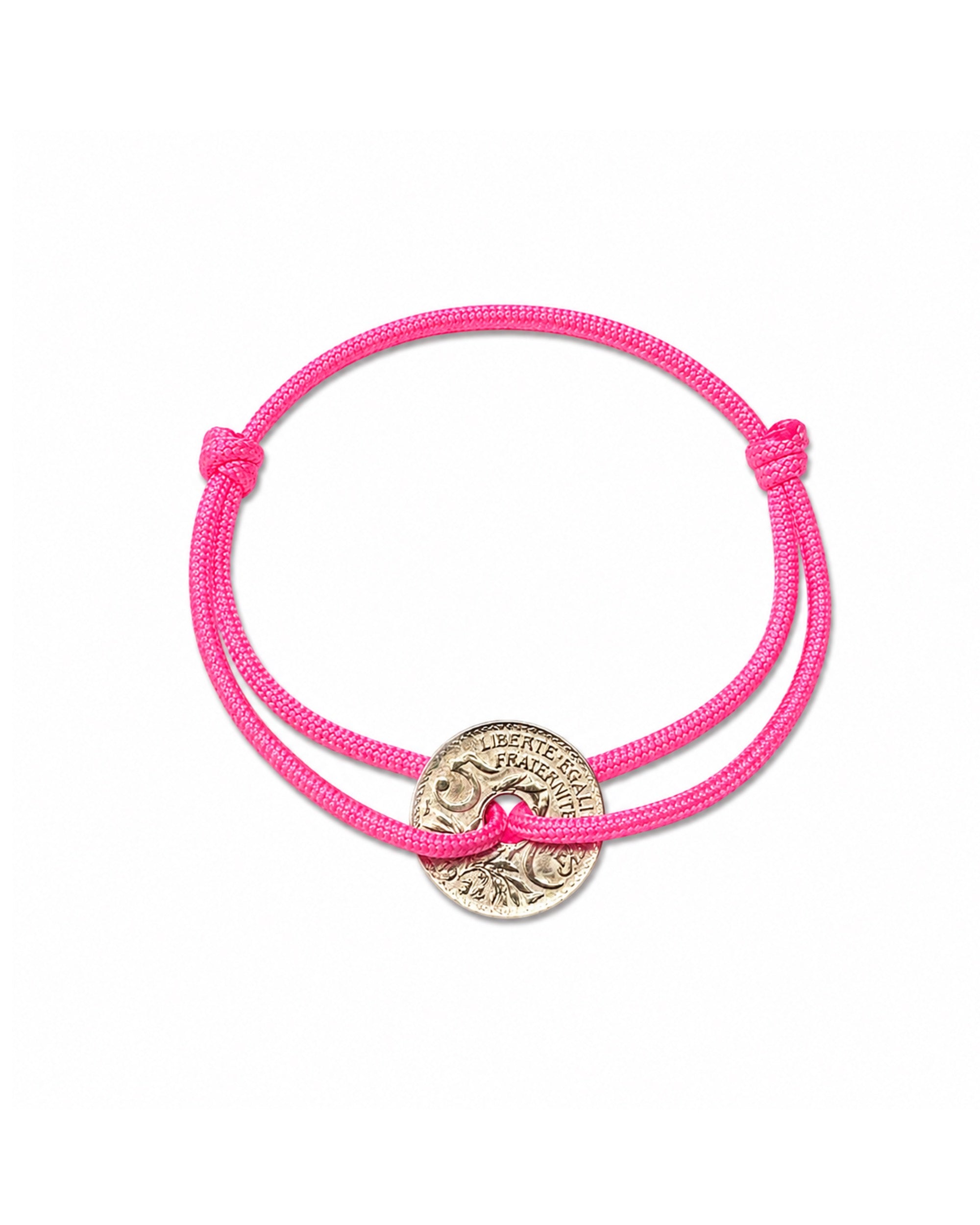 Bracelet Louvre - 5 centimes or Rose Vif