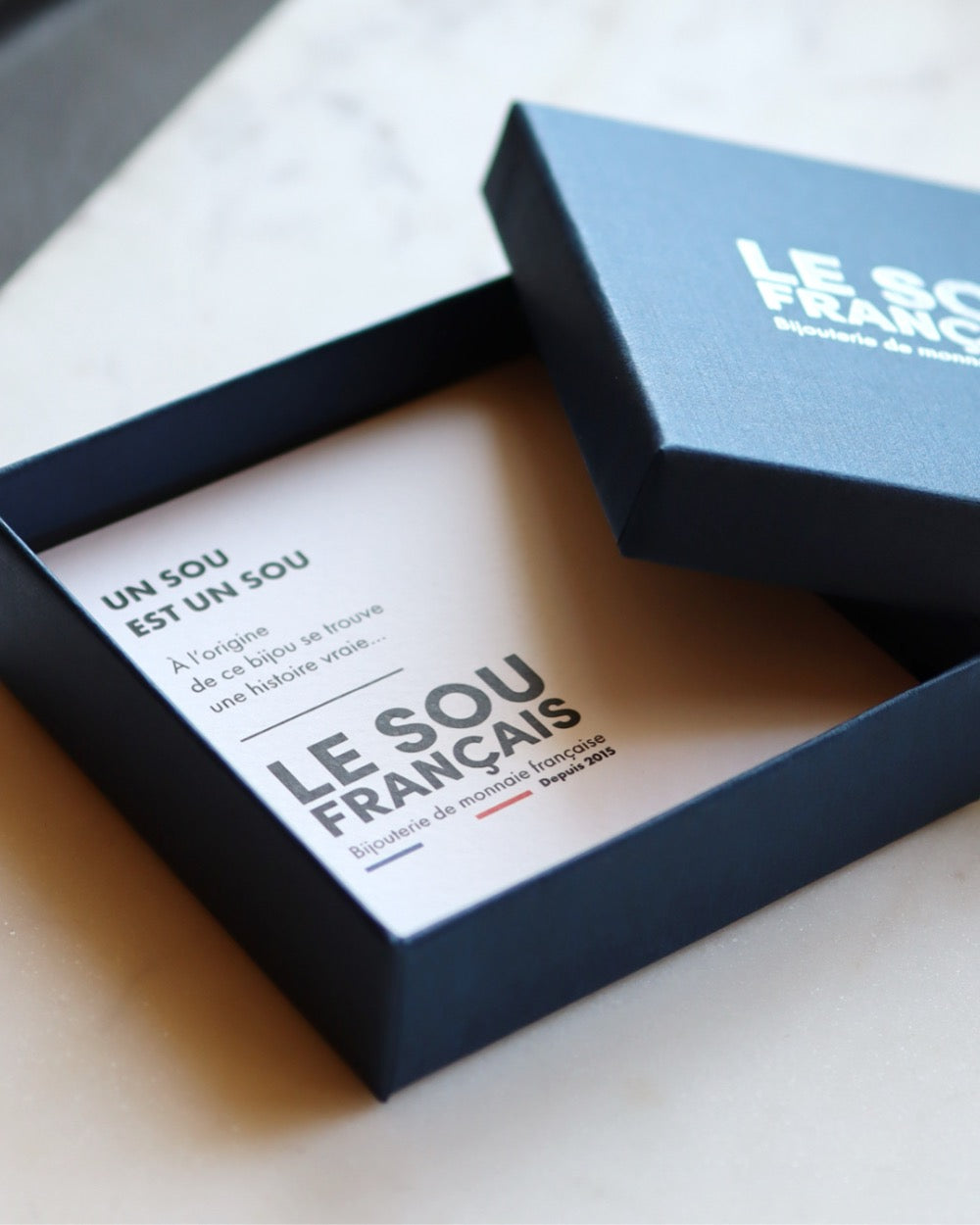 Bracelet Louvre - 5 centimes or - Marine