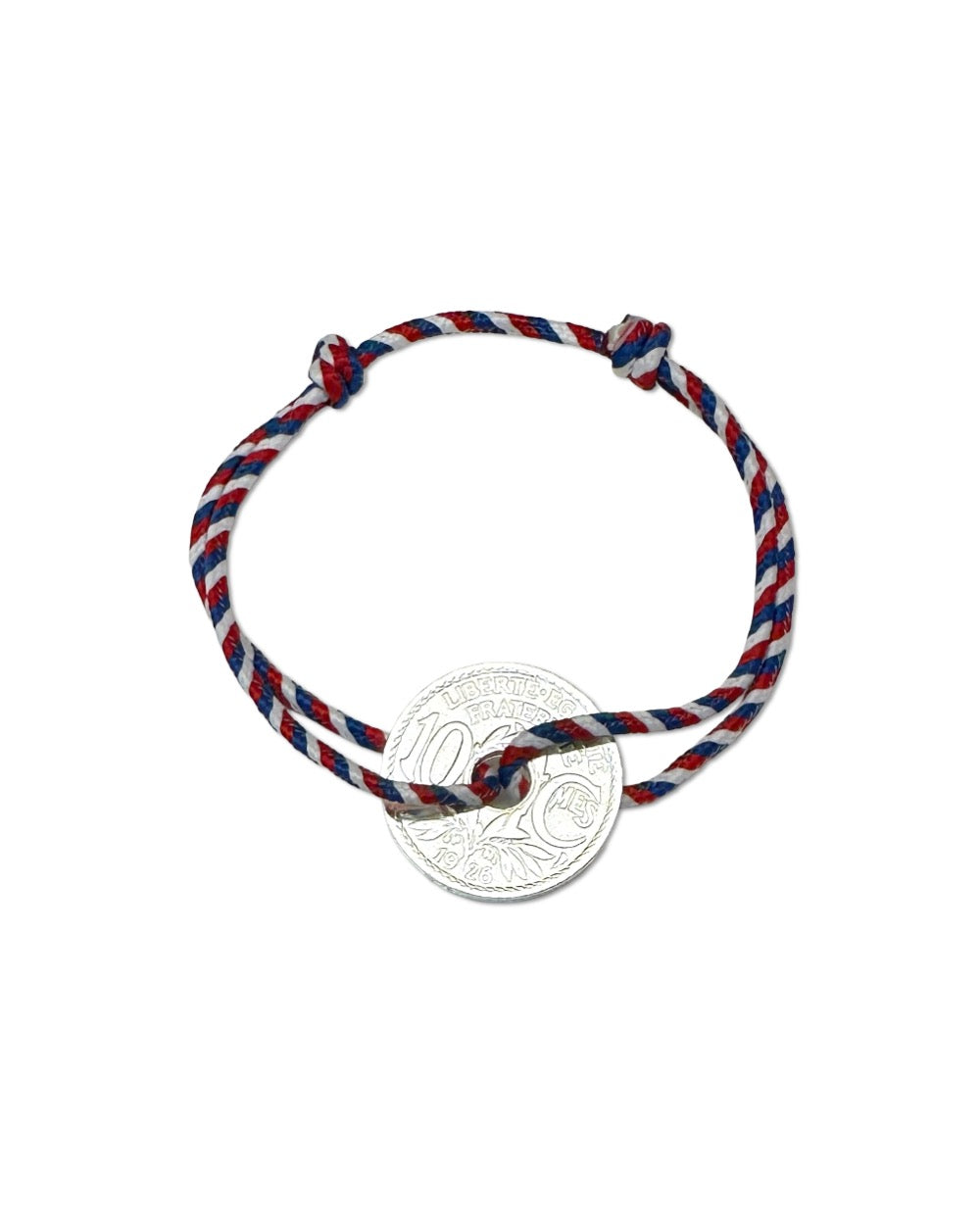 Bracelet Vincennes - 10 centimes argent - Patriote