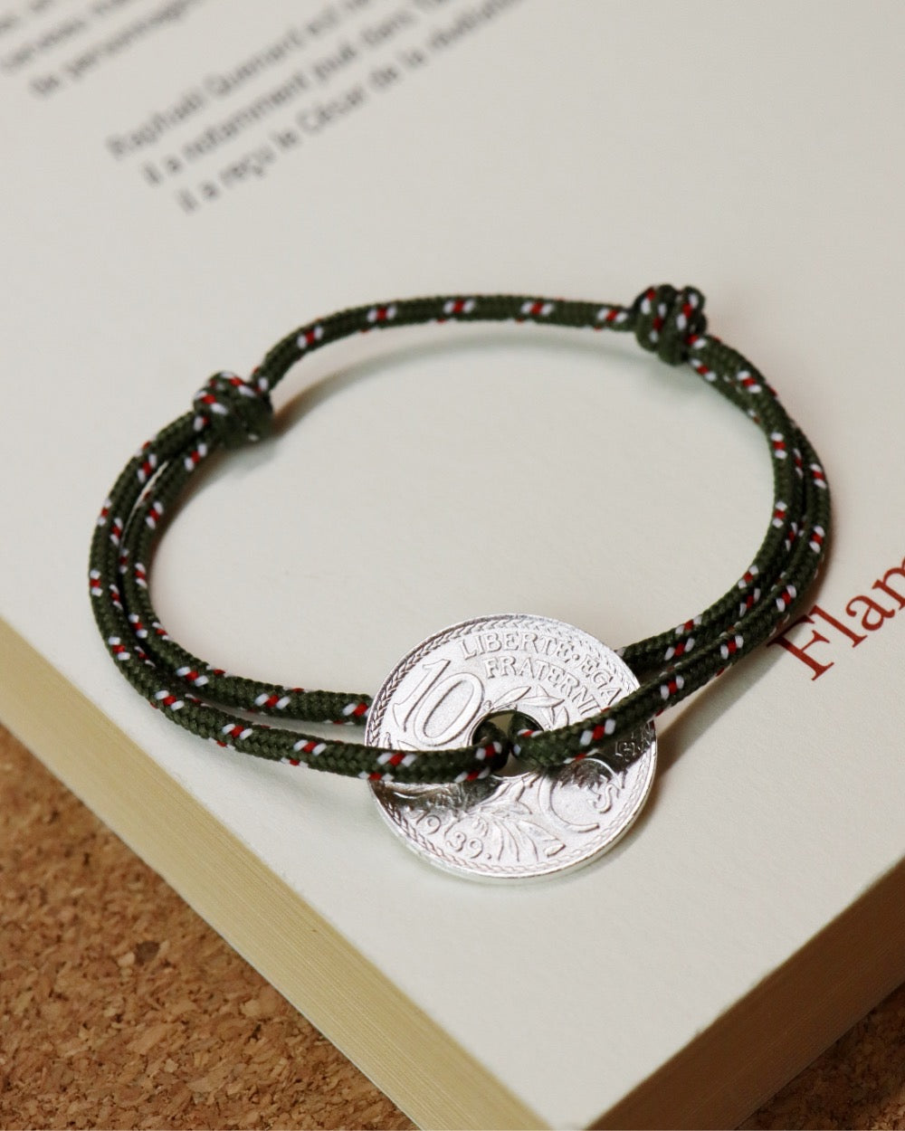 Bracelet Vincennes - 10 centimes argent - Intrépide