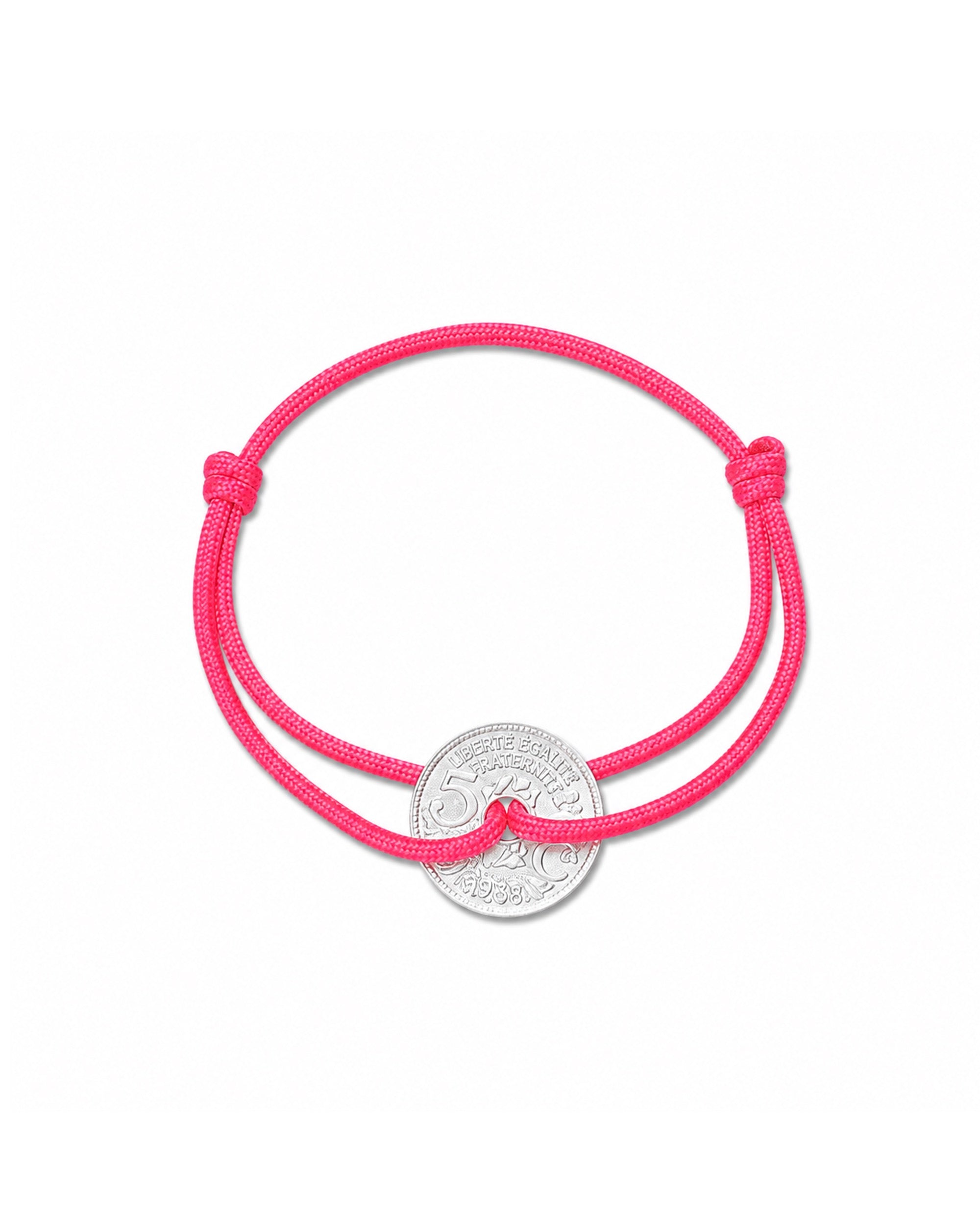 Bracelet Louvre - 5 centimes argent