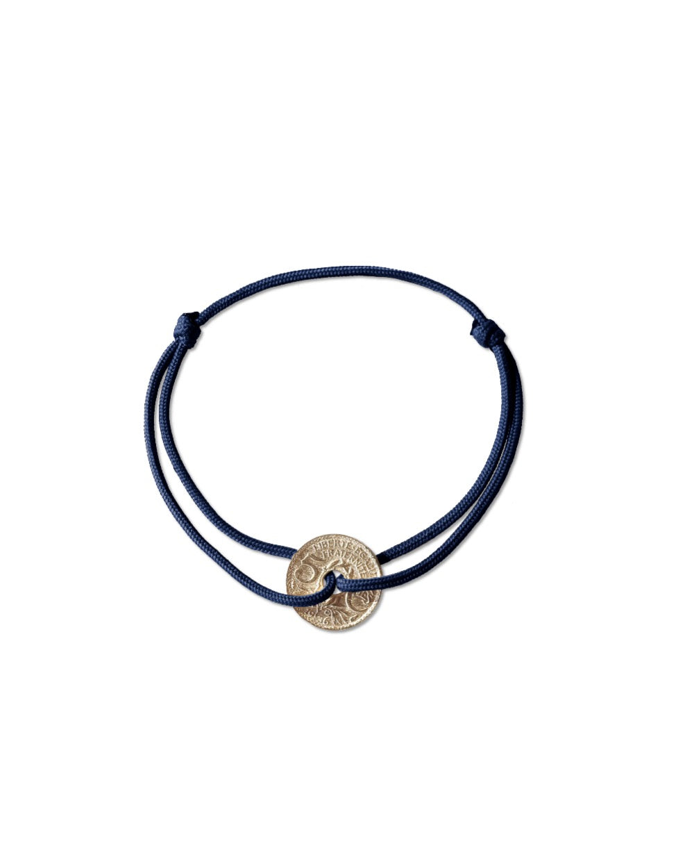 Bracelet Louvre - 5 centimes or - Marine