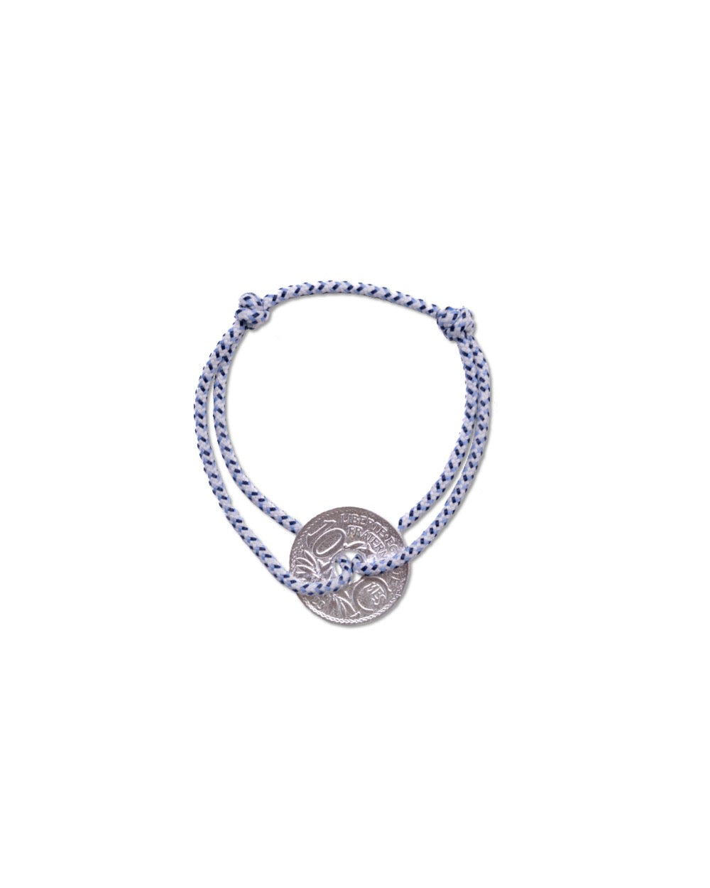 Bracelet Vincennes - 10 centimes argent - Marin