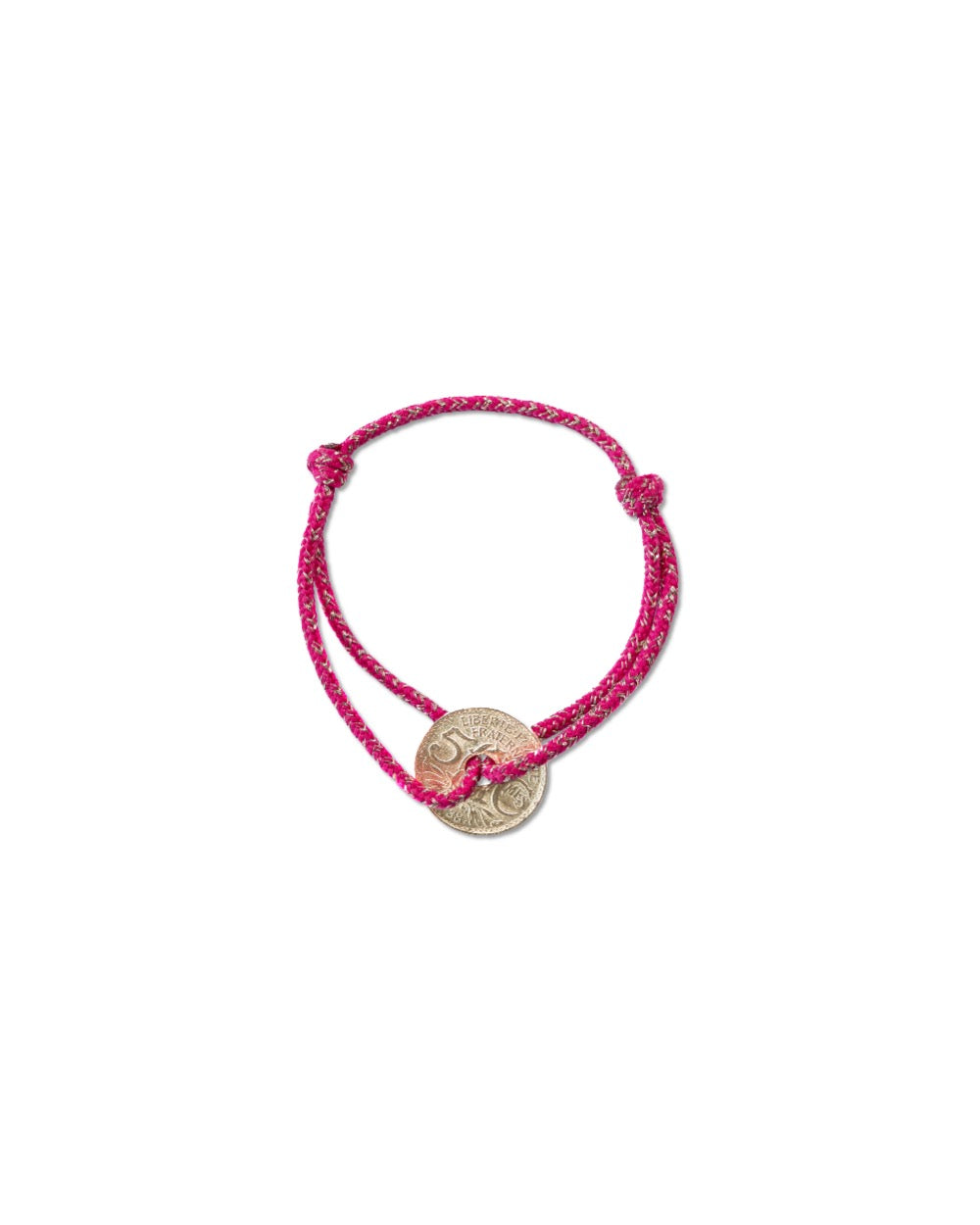 Bracelet Louvre - 5 centimes or - Rose Irisé