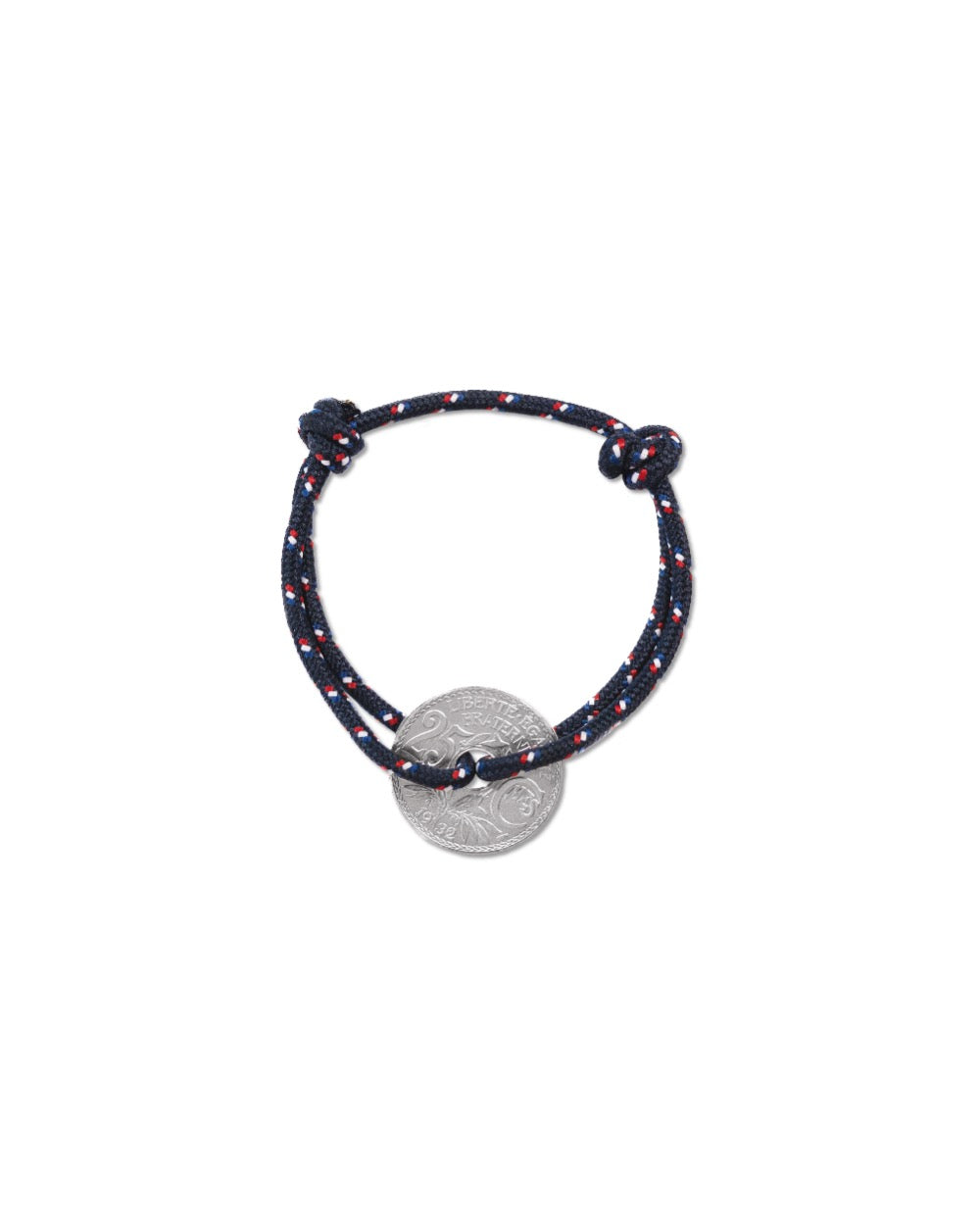 Bracelet Montmartre - 25 centimes argent - Navigateur Marine