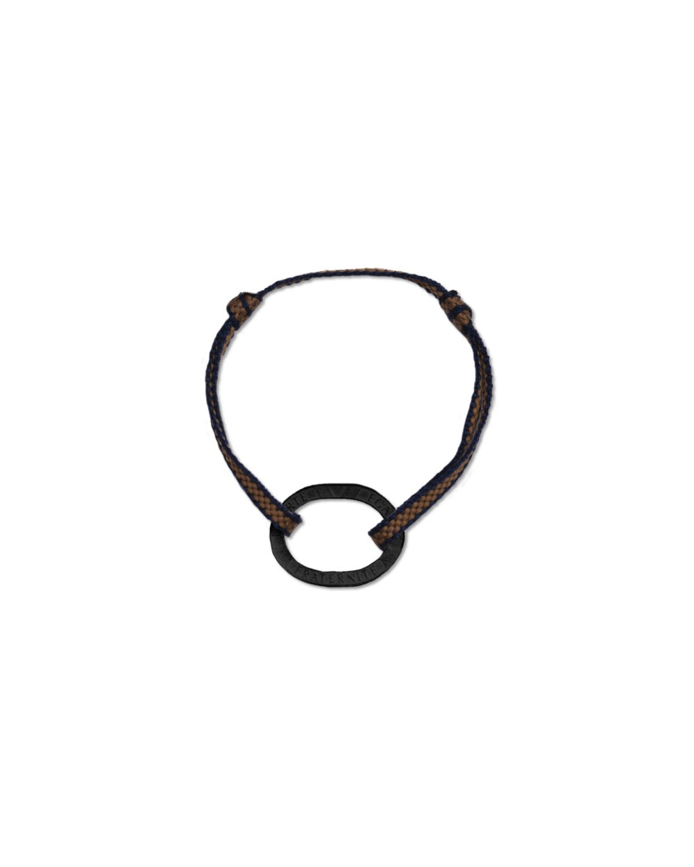 Bracelet Bastille - 10 francs charbon - Plat Ambre Marine