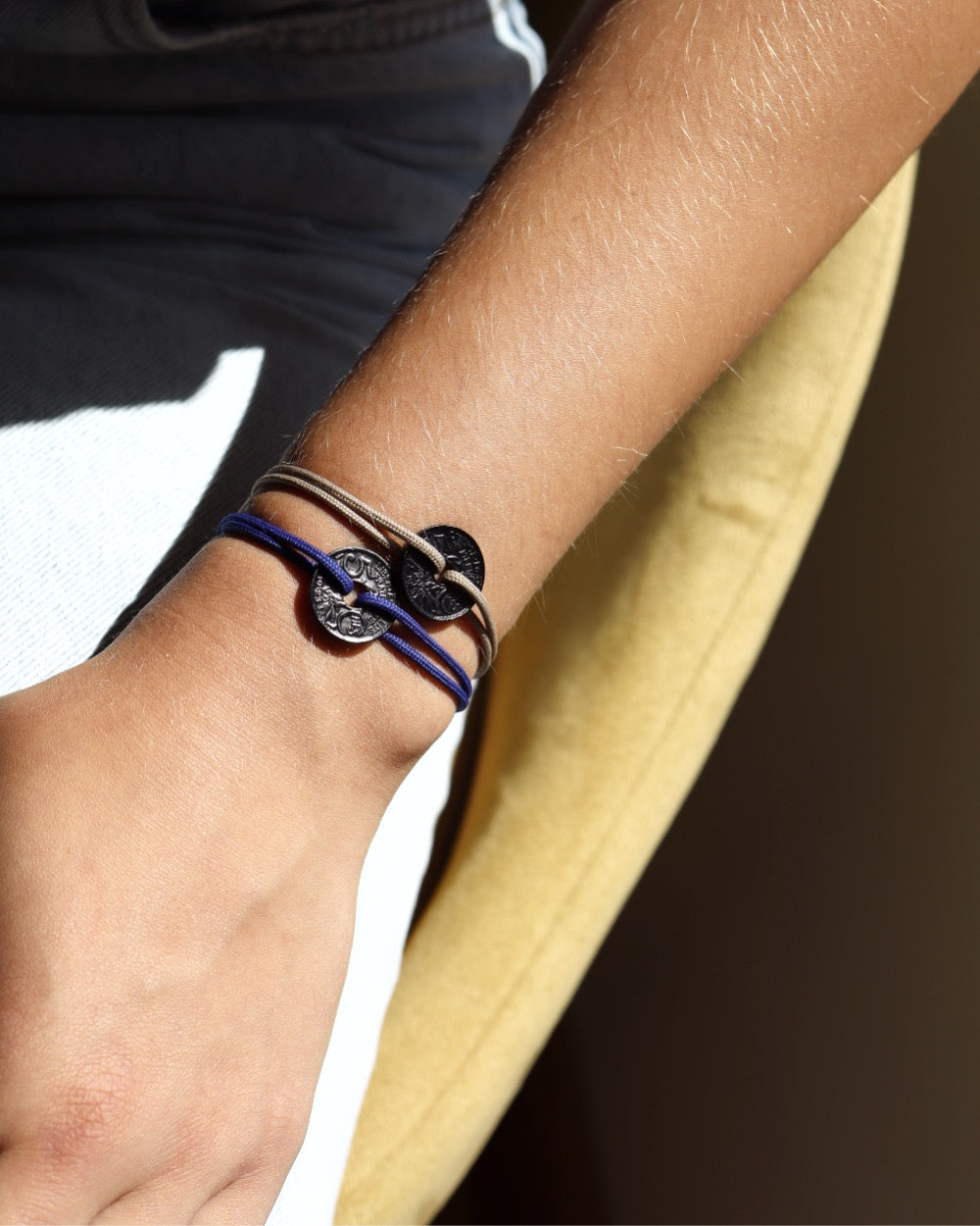 Bracelet Louvre - 5 centimes charbon - Majorelle – Le Sou Français