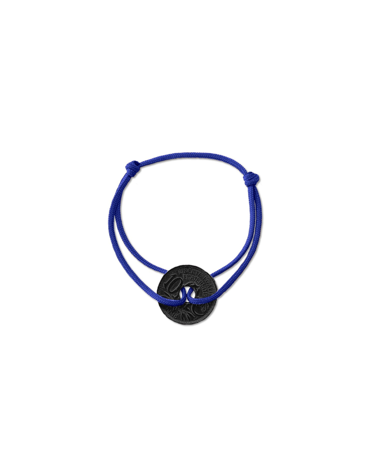 Bracelet Vincennes - 10 centimes charbon - Majorelle – vue 2 – Le Sou Français