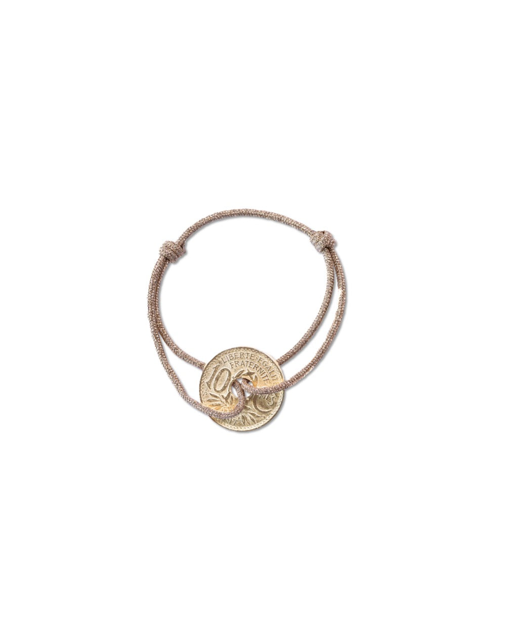 Bracelet Vincennes - 10 centimes or - Doré – vue 2 – Le Sou Français