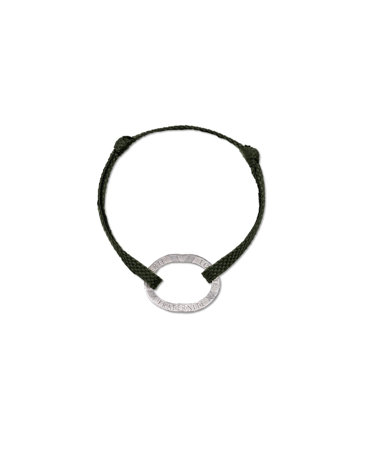 Bracelet Bastille - 10 francs argent - Plat Vert - photo 02