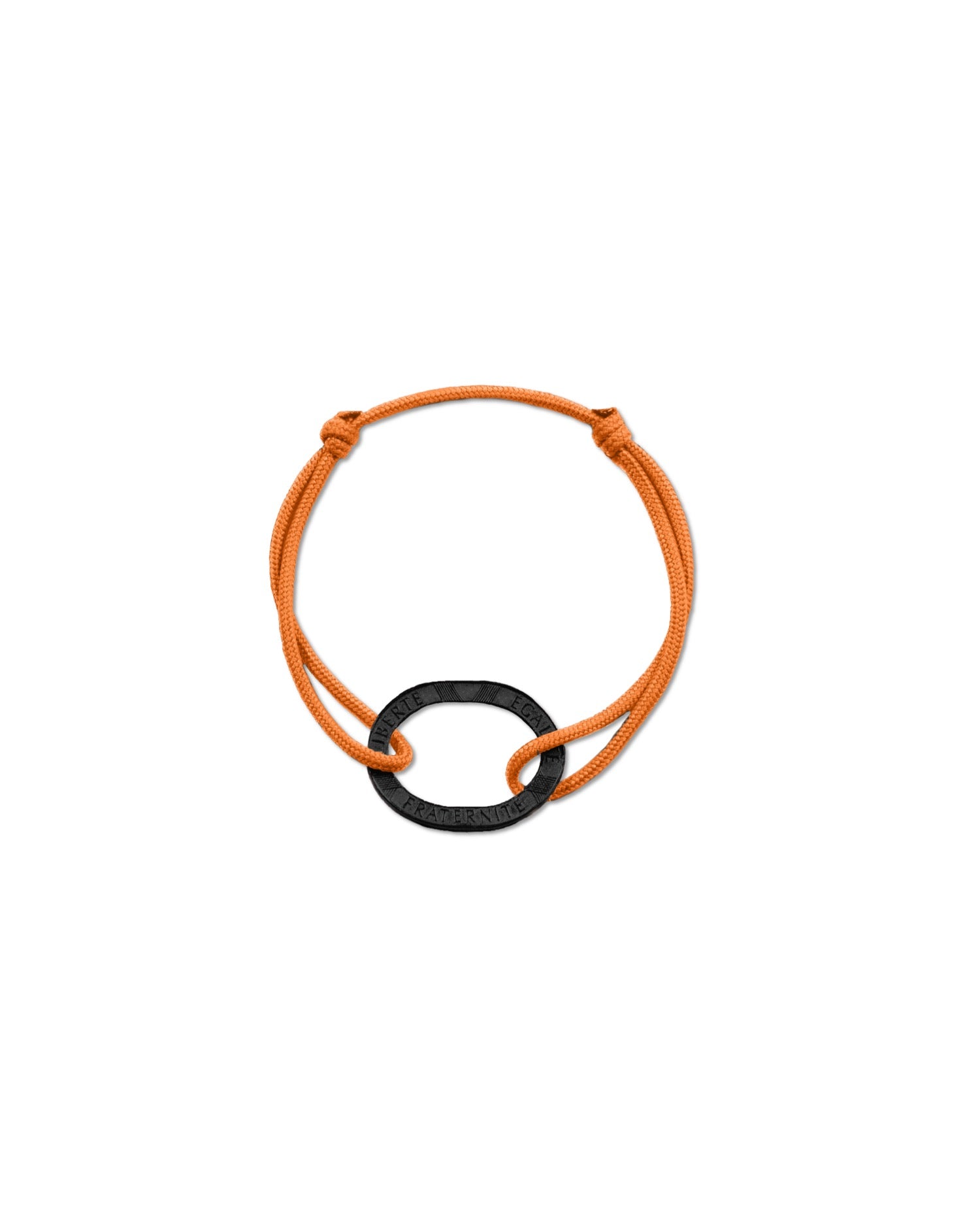 Bracelet Bastille - 10 francs charbon - Orange Vif – vue 2 – Le Sou Français