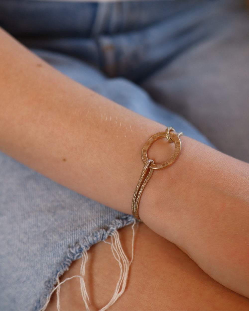 Bracelet Bastille - 10 francs or - Doré – Le Sou Français