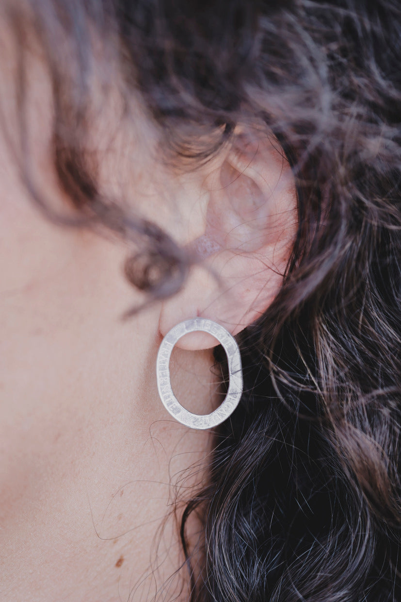 Earrings - Les Bastilles Silver 