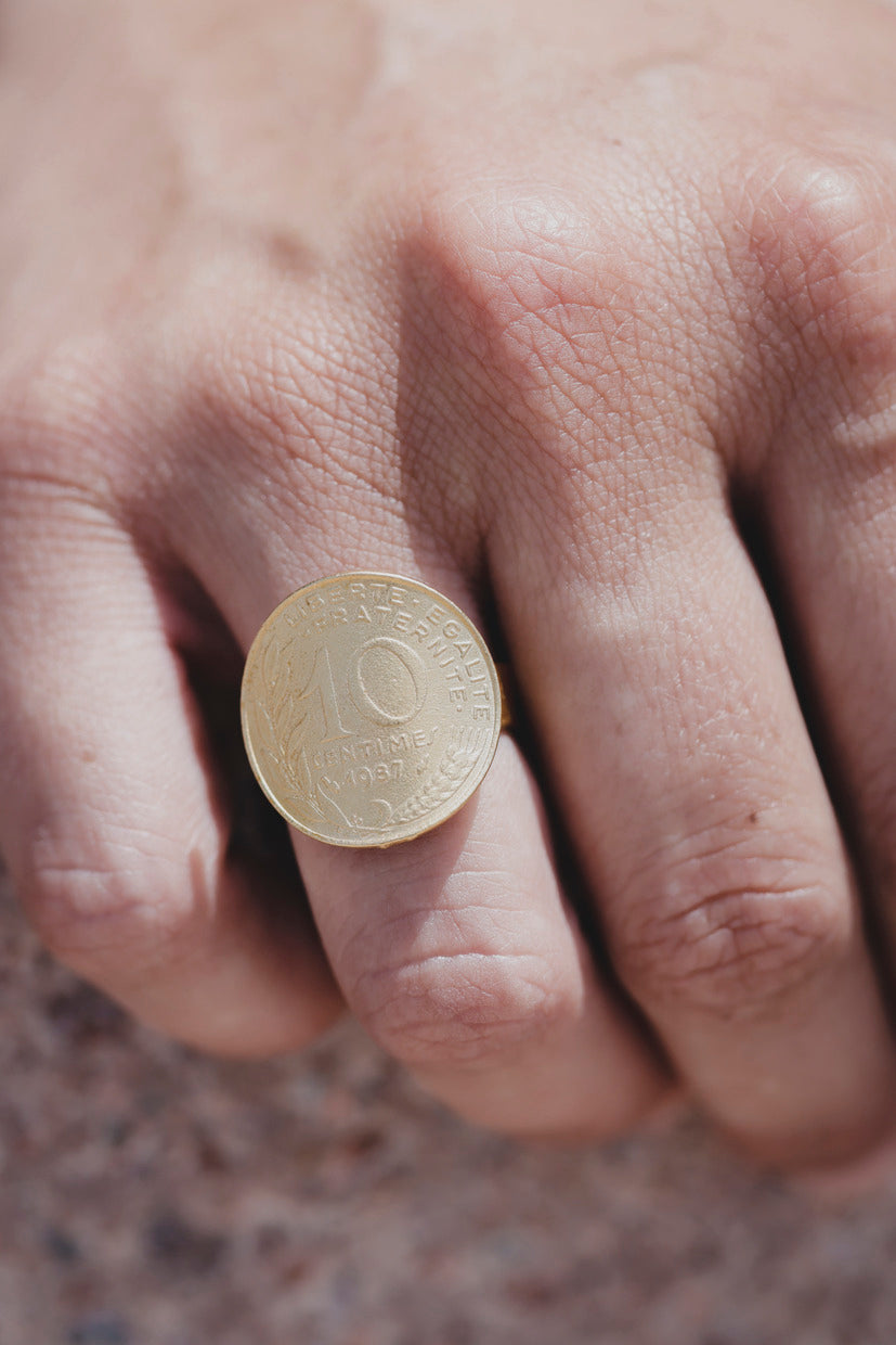 Bague - La Bordelaise courbée Or 10 Cts