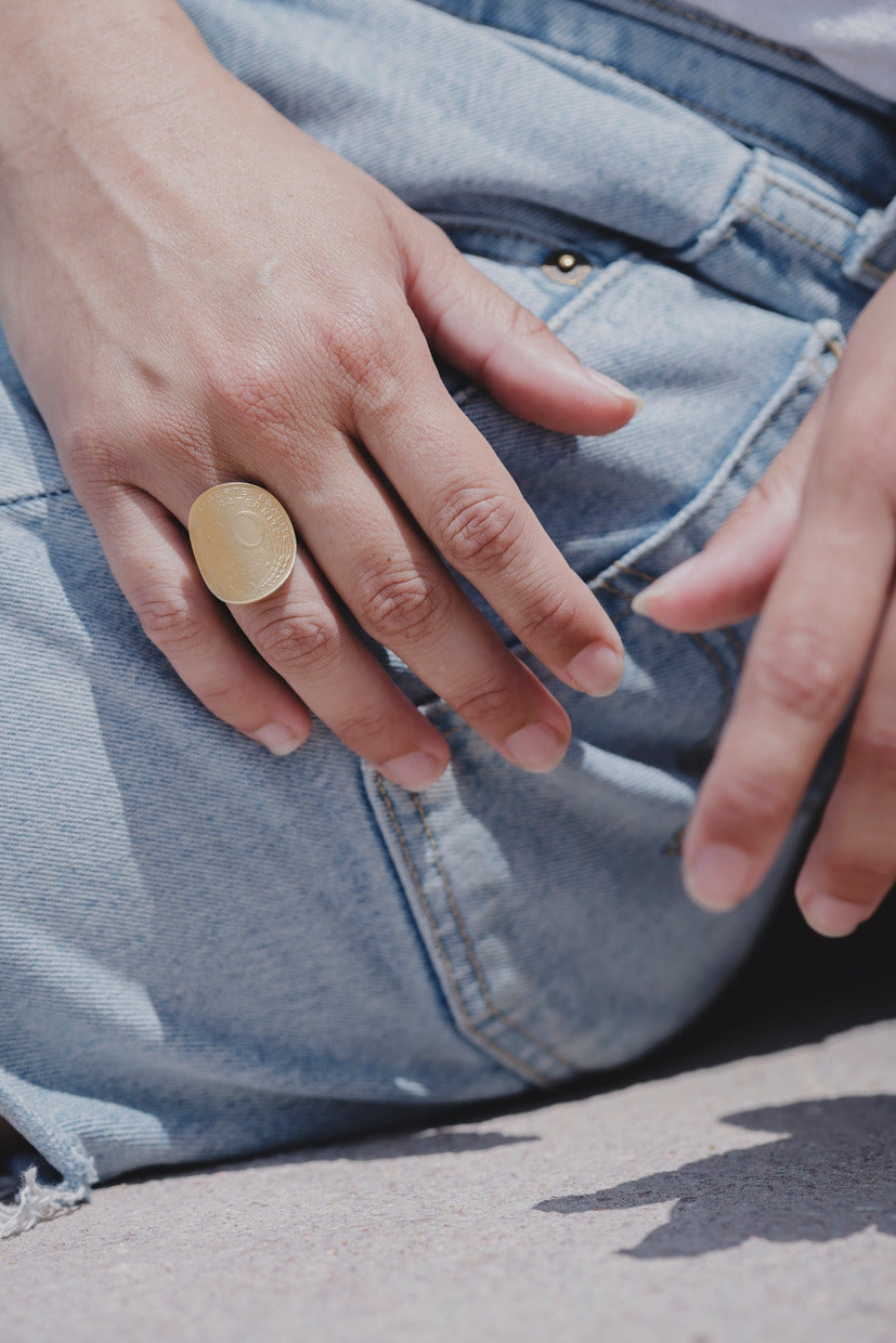 Bague - La Bordelaise courbée Or 20 Cts