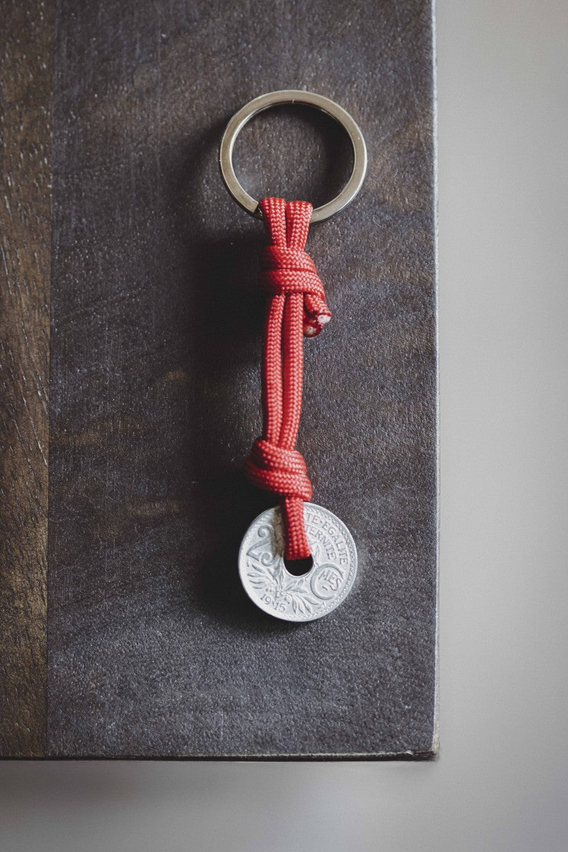 Porte-clés coloré avec pièce de panier comme cadeaux d'affaires